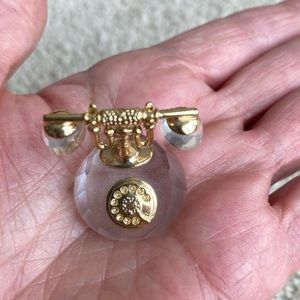 Vintage Miniature Old Fashioned Telephone. Removable Receiver. Exc Condition